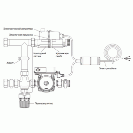 Насосный узел для тёплого пола Oventrop REGUFLOOR H 1151000