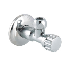 Кран шаровой угловой Valtec 1/2"хM10 арт.VT.281.N.0410 для смесителя