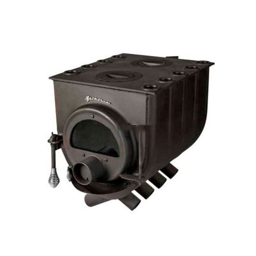 Отопительная печь Бренеран АОТ-08 тип 005 с 2-х конфорочной плитой и стеклом Отопительная печь Бренеран АОТ-08 тип 005 с 2-х конфорочной плитой и стеклом