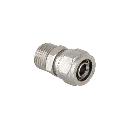 Соединитель обжимной с наружной резьбой 16 x 1/2" Valtec (АРТ. VTM.301.N.001604) Соединитель обжимной с наружной резьбой 16 x 1/2" Valtec (АРТ. VTM.301.N.001604)