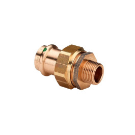 Разъёмное соединение бронза Viega Sanpress SC-Contur 22x3/4" НР (арт.119133)