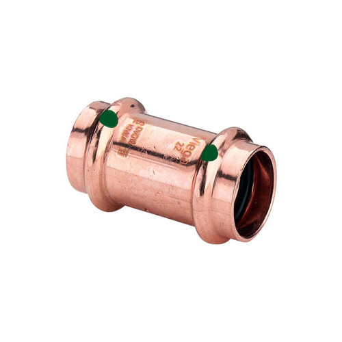 Муфта соединительная медная Viega Profipress c SC-Contur ДУ 28 (арт.292676)