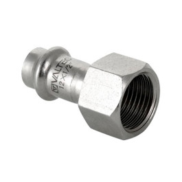 Соединитель Valtec внутренняя резьба VT.INOX-PRESS 12x1/2" из нержавейки (арт.VTi.902.I.001204)