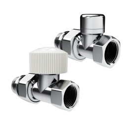 Набор термостатический прямой Royal Thermo Design 1/2"М30х1,5 (Хром)