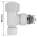 Набор термостатический угловой Royal Thermo Design Pro 15мм М30х1,5 (Белый) под трубки Набор термостатический угловой Royal Thermo Design Pro 15мм М30х1,5 (Белый) под трубки
