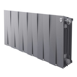 Биметаллический радиатор Royal Thermo PianoForte 300 Silver Satin (12 секций)