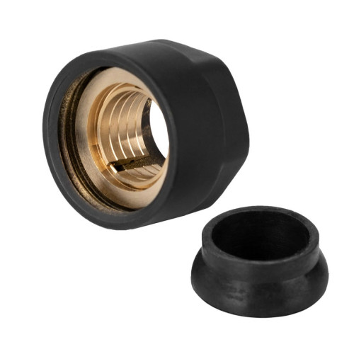 Евроконус для монтажной трубки Royal Thermo 3/4" (черный)