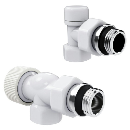 Набор термостатический осевой Royal Thermo Design 1/2"М30х1,5 (Белый)