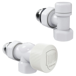 Набор термостатический осевой Royal Thermo Design 1/2"М30х1,5 (Белый)
