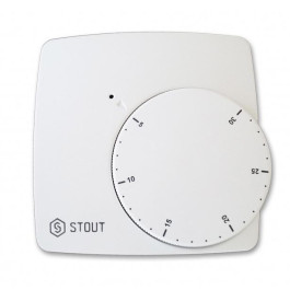 Электронный комнатный термостат WFHT-BASIC со светодиодом (нормально закрытый) Stout