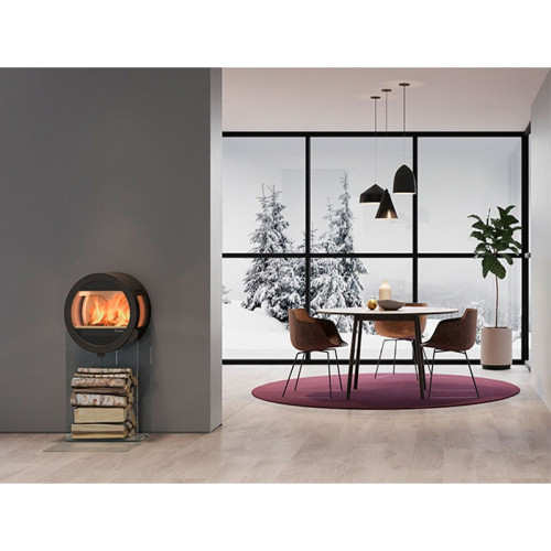 Печь-камин Nordpeis Me Glass с боковыми стёклами