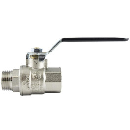 Кран шаровой муфта/резьба полнопроходной (рычаг) 1" Stout