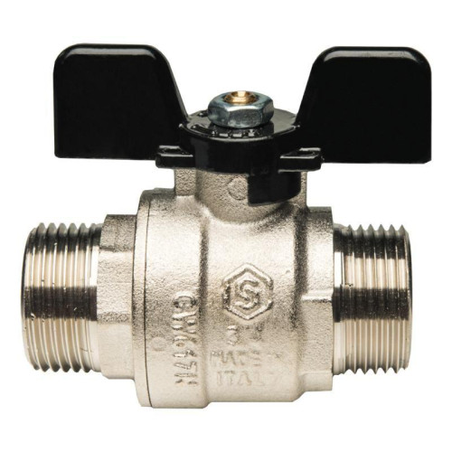 Кран шаровой резьба/резьба полнопроходной (бабочка) 3/4" Stout