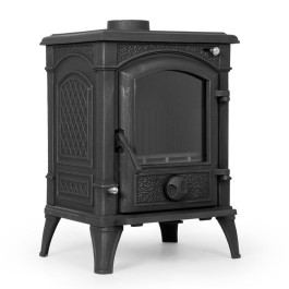 Печь-камин чугунная LK Sven black 10 кВт