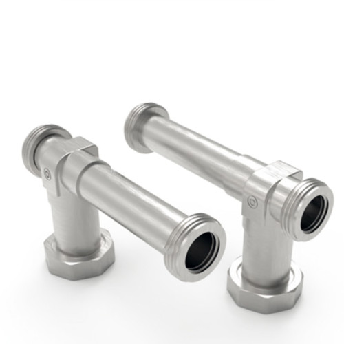 Т-Соединительный комплект Hansa для нижнего подключения 2-х коллекторов HKV125/80 Т-Соединительный комплект Hansa для нижнего подключения 2-х коллекторов HKV125/80