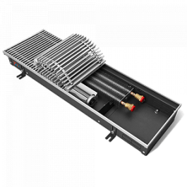 Внутрипольный конвектор Techno Vent 420х85х3600 мм с принудительной конвекцией