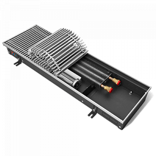 Внутрипольный конвектор Techno Vent 250х105х2900 мм с принудительной конвекцией