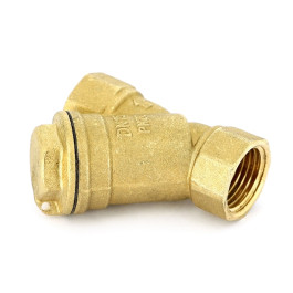 Фильтр косой UNI-FITT ВВ 1"400 мкм с отверстием для пломбировки