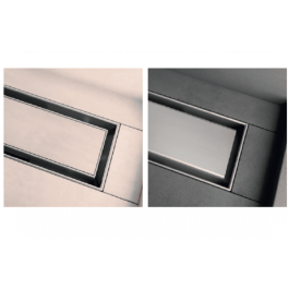 Комплект TECE TECElinus 600 мм для монтажа дренажного канала 2 в 1 для плитки tile и steel Хром матовый 15103069