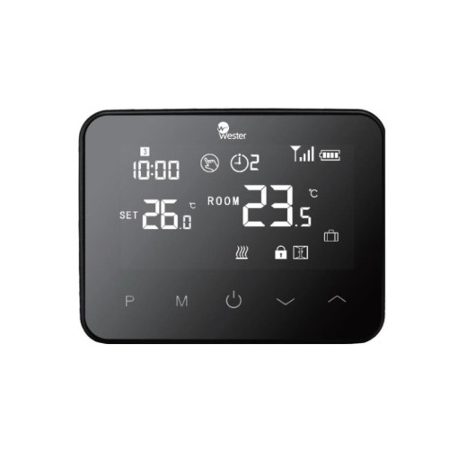 Термостат электронный проводной программируемый Wester RT20P (настенный/настольный)