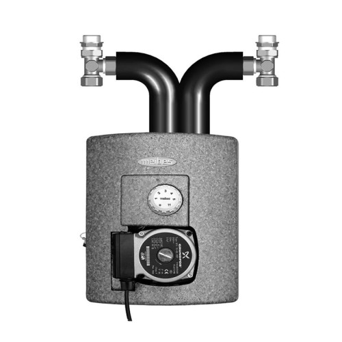 Насосная группа Meibes Thermix с термостатом, насос Grundfos UPS 15-50 MBP (арт.M27409.2)