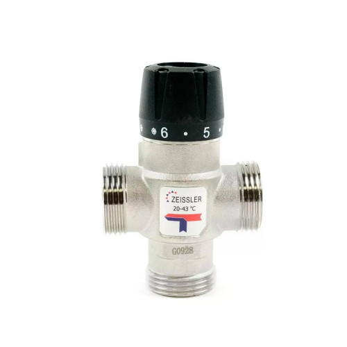 Термостатический смесительный клапан Tim 1" 35-60° Kvs 2.5