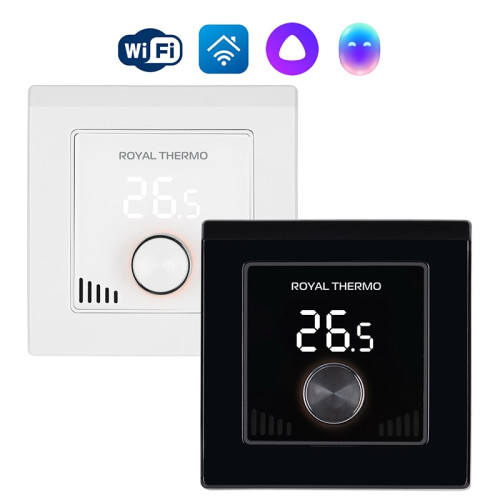 Терморегулятор Royal Thermo Intellon RTI-16 WiFi программируемый со сменными панелями Терморегулятор Royal Thermo Intellon RTI-16 WiFi программируемый со сменными панелями