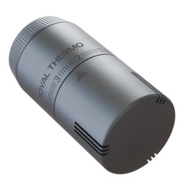 Термоголовка жидкостная Royal Thermo Design М30х1,5 (Серебро)