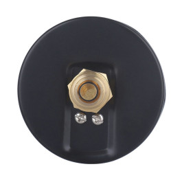 Термоманометр аксиальный Rommer 80 мм 1/2" 0-4 бар с клапаном