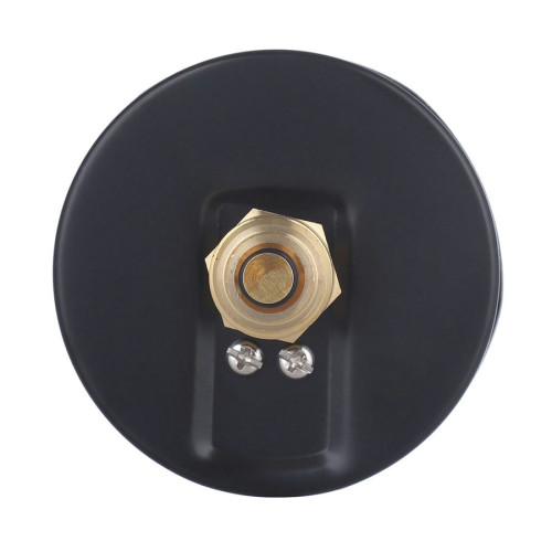 Термоманометр аксиальный Rommer 80 мм 1/2" 0-4 бар с клапаном