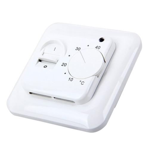 Термостат комнатный TIM механический 220В/16A с датчиком водяного пола