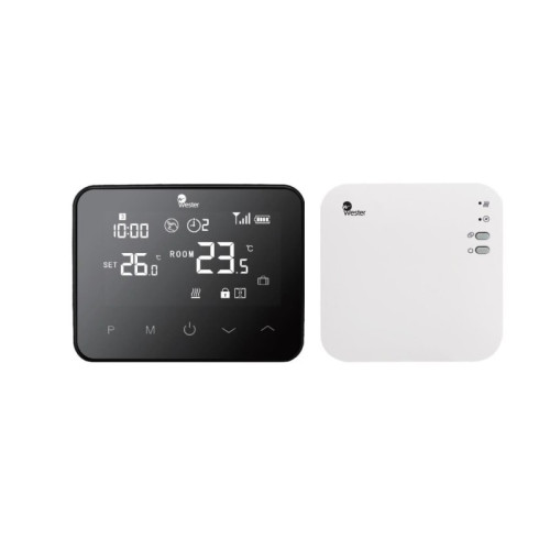Термостат электронный беспроводной программируемый Wester RT20PRF (настенный/настольный) Термостат электронный беспроводной программируемый Wester RT20PRF (настенный/настольный)