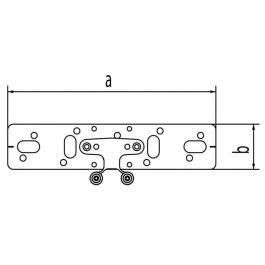 Кронштейн тип Е 40/188 мм REHAU (АРТ. 11055351008)