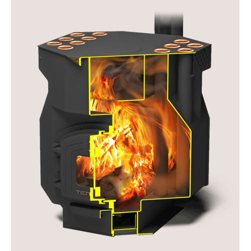 Печь отопительная Теплодар Топ драйв-250 25 кВт Печь отопительная Теплодар Топ драйв-250 25 кВт