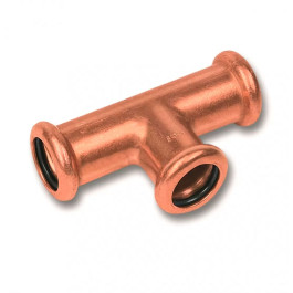 Тройник Sanha 28 мм равнопроходной медный под пресс арт.1613028