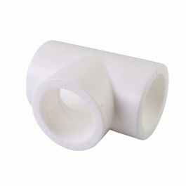 Тройник равнопроходной полипропиленовый Политэк 25 мм