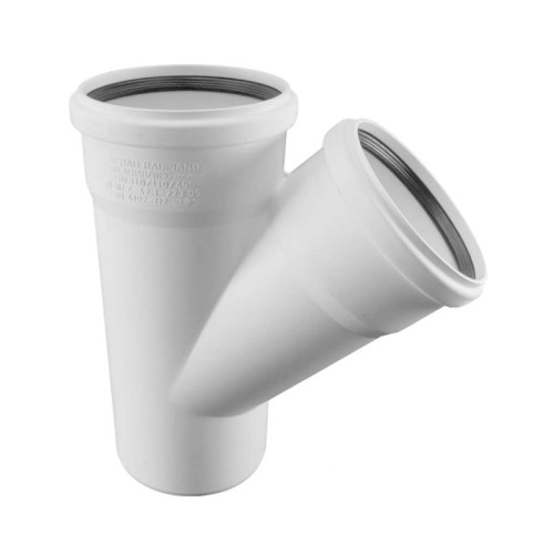 Тройник канализационный Rehau Raupiano Plus 50x50мм.45° (арт.11212341001) Тройник канализационный Rehau Raupiano Plus 50x50мм.45° (арт.11212341001)