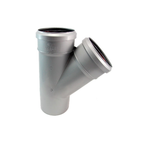Тройник канализационный Sinikon Standart 40х40 мм 45º Тройник канализационный Sinikon Standart 40х40 мм 45º