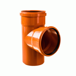 Тройник канализационный Tebo ДУ110x90°