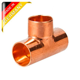 Тройник переходной Sanha 35x28x35 мм медный под пайку арт.15130352835