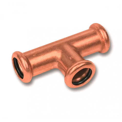 Тройник Sanha 35х22х35 мм переходной медный под пресс арт.16130352235