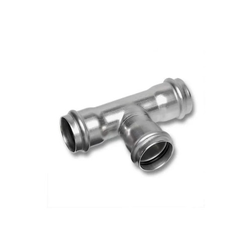 Тройник равнопроходной Sanha 9130 22 мм нержавеющая сталь (арт.6913022)