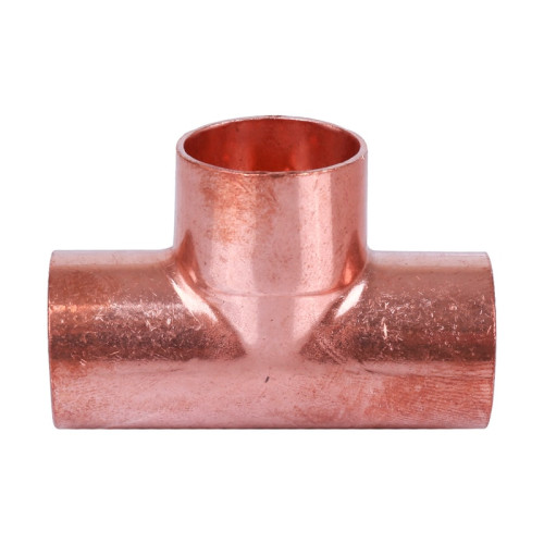 Тройник равнопроходной Sanha 28 мм медный под пайку арт.1513028