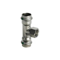 Тройник пресс внутренняя резьба Viega Sanpress Inox 28х3/4"х28 из нержавейки (арт. 437206) серия 2317.2