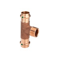 Тройник бронзовый Viega Sanpress c SC-Contur 42x3/4" НР (арт.273231)