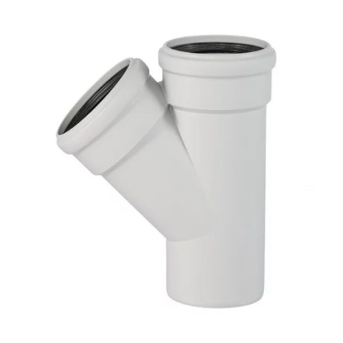 Тройник канализационный переходной Ostendorf SKEA 45° 90х75мм (арт.334210)