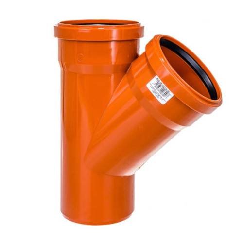 Тройник 45° канализационный Ostendorf KGEA 400/110 (арт.226360)