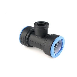 Тройник ПНД Irriplast с ВР резьбой быстроразборный ДУ25х1/2"