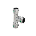 Тройник пресс Viega Sanpress Inox 28х18х28 из нержавейки (арт. 435967) серия 2318