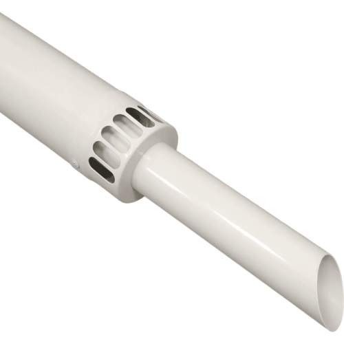 Коаксиальная труба с наконечником 60/100 мм, длина 1000 мм, выступ дымовой трубы 250 мм — антиобледeнительное исполнение (арт. MT71413611) Коаксиальная труба с наконечником 60/100 мм, длина 1000 мм, выступ дымовой трубы 250 мм — антиобледeнительное исполнение (арт. MT71413611)